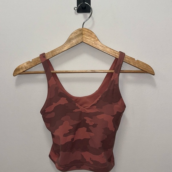 Lululemon Align Tank Top- Heritage 365 Camo Brier Rose Multi. Size 0 - Picture 2 of 6